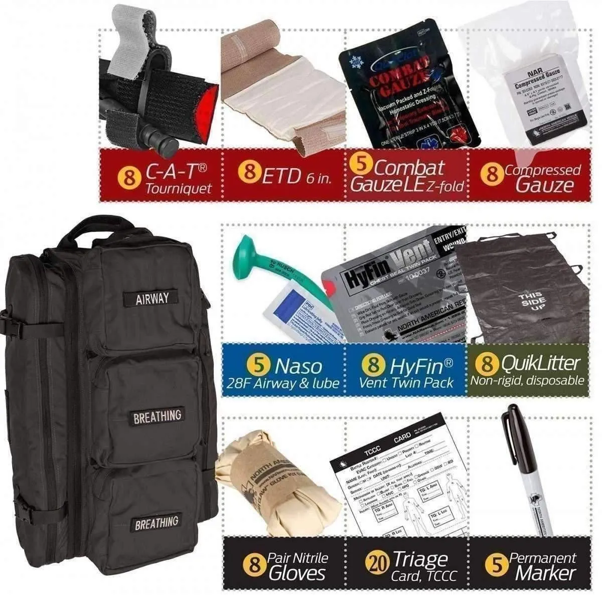 MCI-WALK (Mass Casualty Incident Warrior Aid & Litter Kit