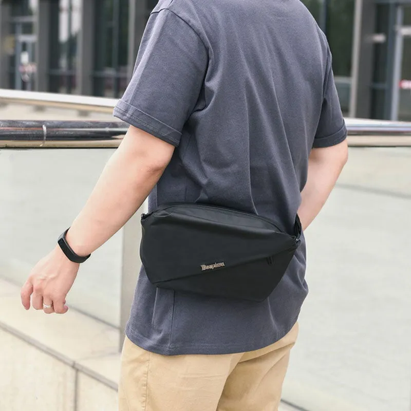 Men Nylon Multi-carry Waterproof Outdoor Crossbody Bag Chest Bag Sling