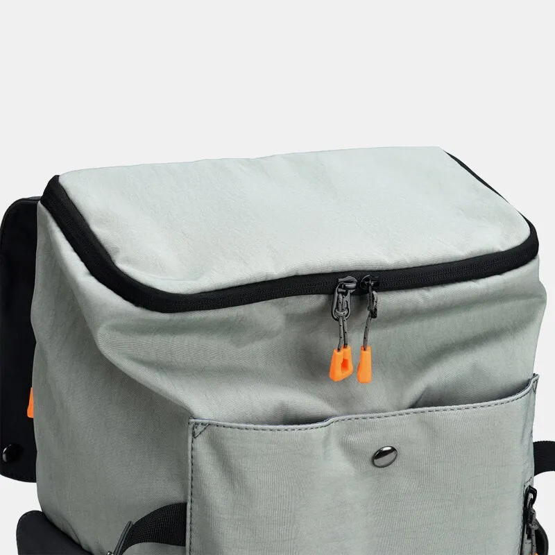 Men OxFord Cloth Large Capacity Contrast Color Casual Fashion Travel 14 Inch Laptop Bag Backpack With USB Charging