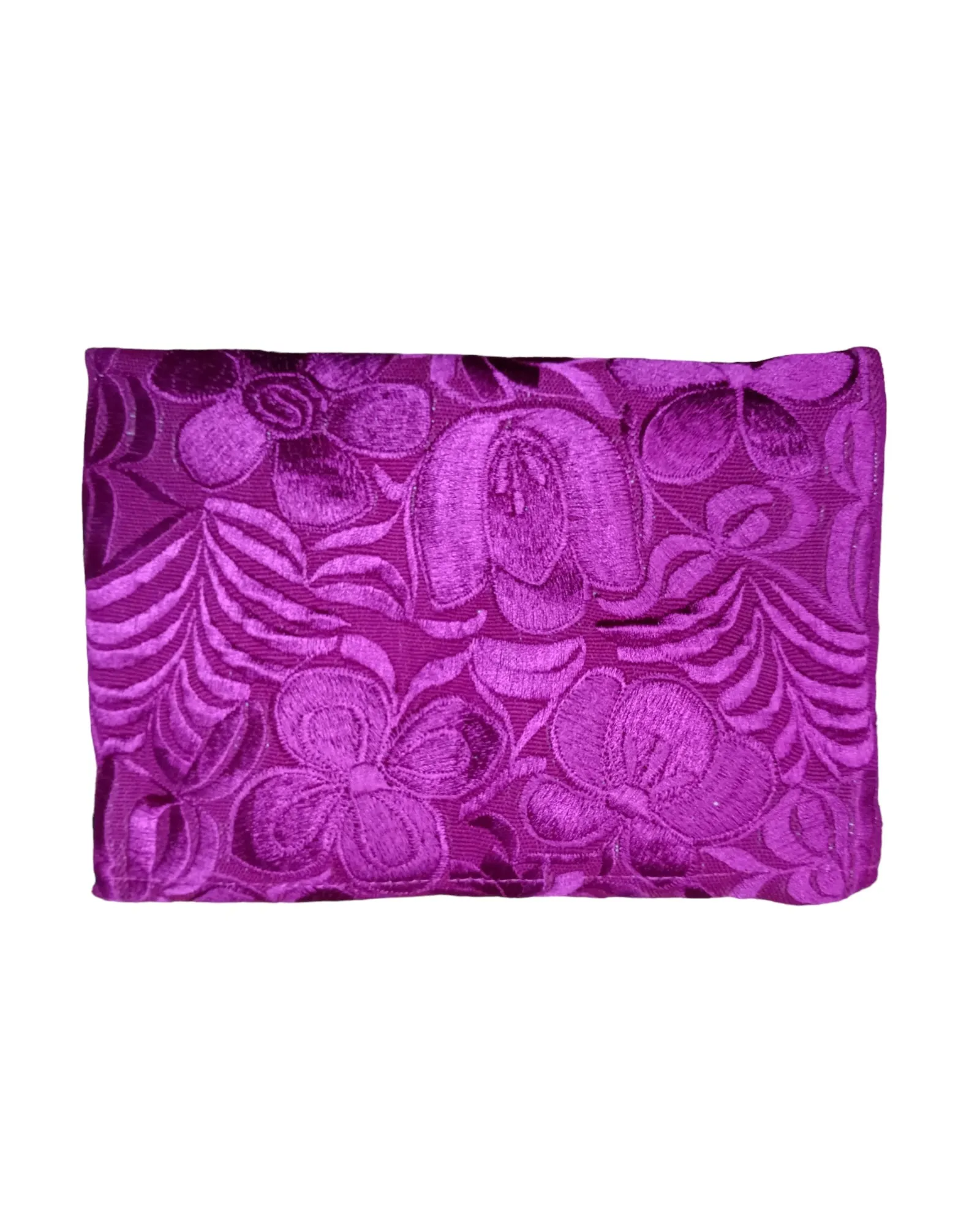 Mexican Embroidered Floral Clutch Bag