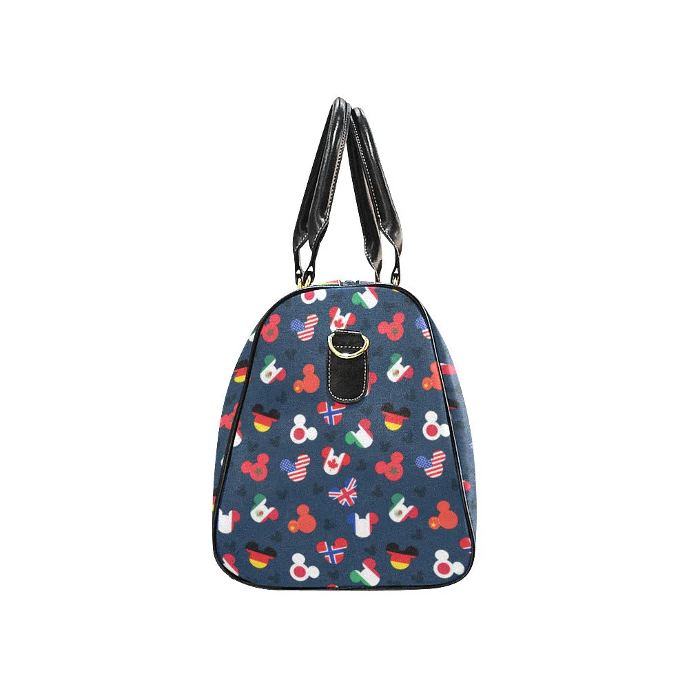 Mickey Flags Waterproof Luggage Travel Bag