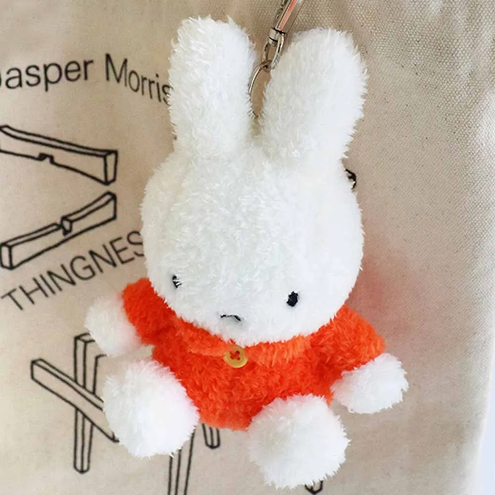 Miffy Sitting Clip-On Plush: Orange