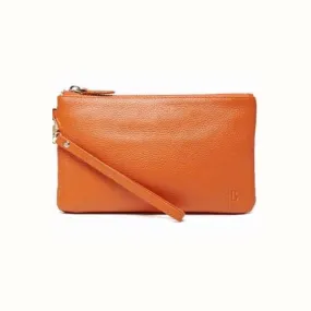 Mighty Purse Wristlet Clutch - Tangerine Orange