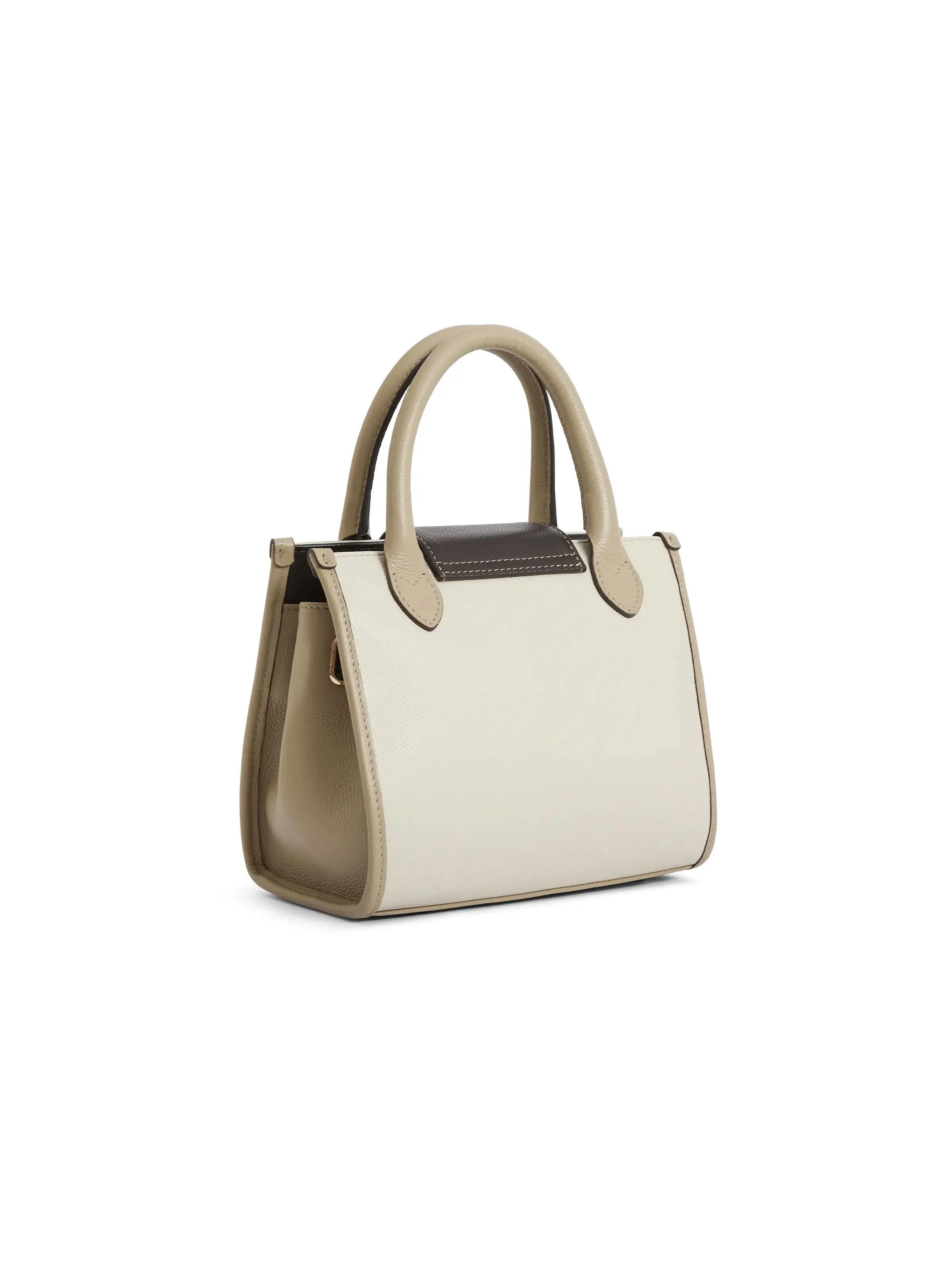 Mini Windsor Handbag - Neutral Tri-Colour Leather