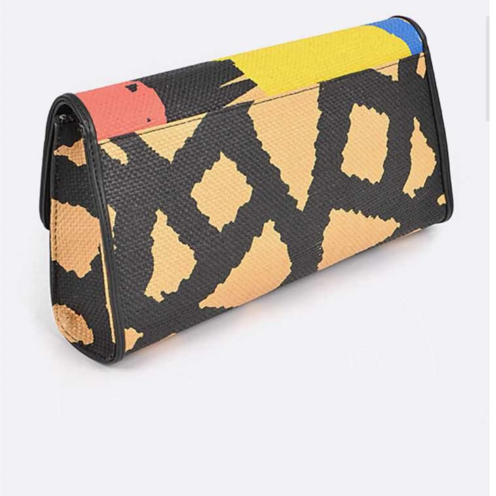 Multi Print Clutch Bag