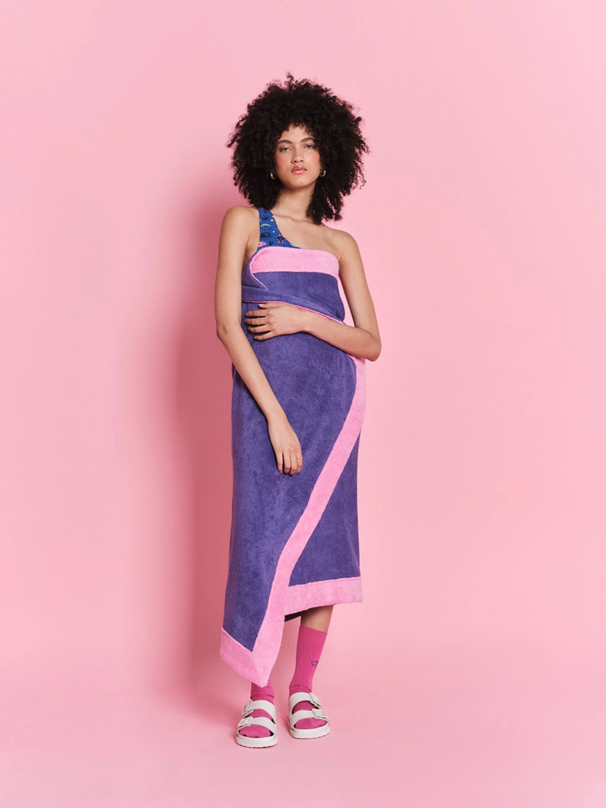 Multi Violet | Signature Beach Towel