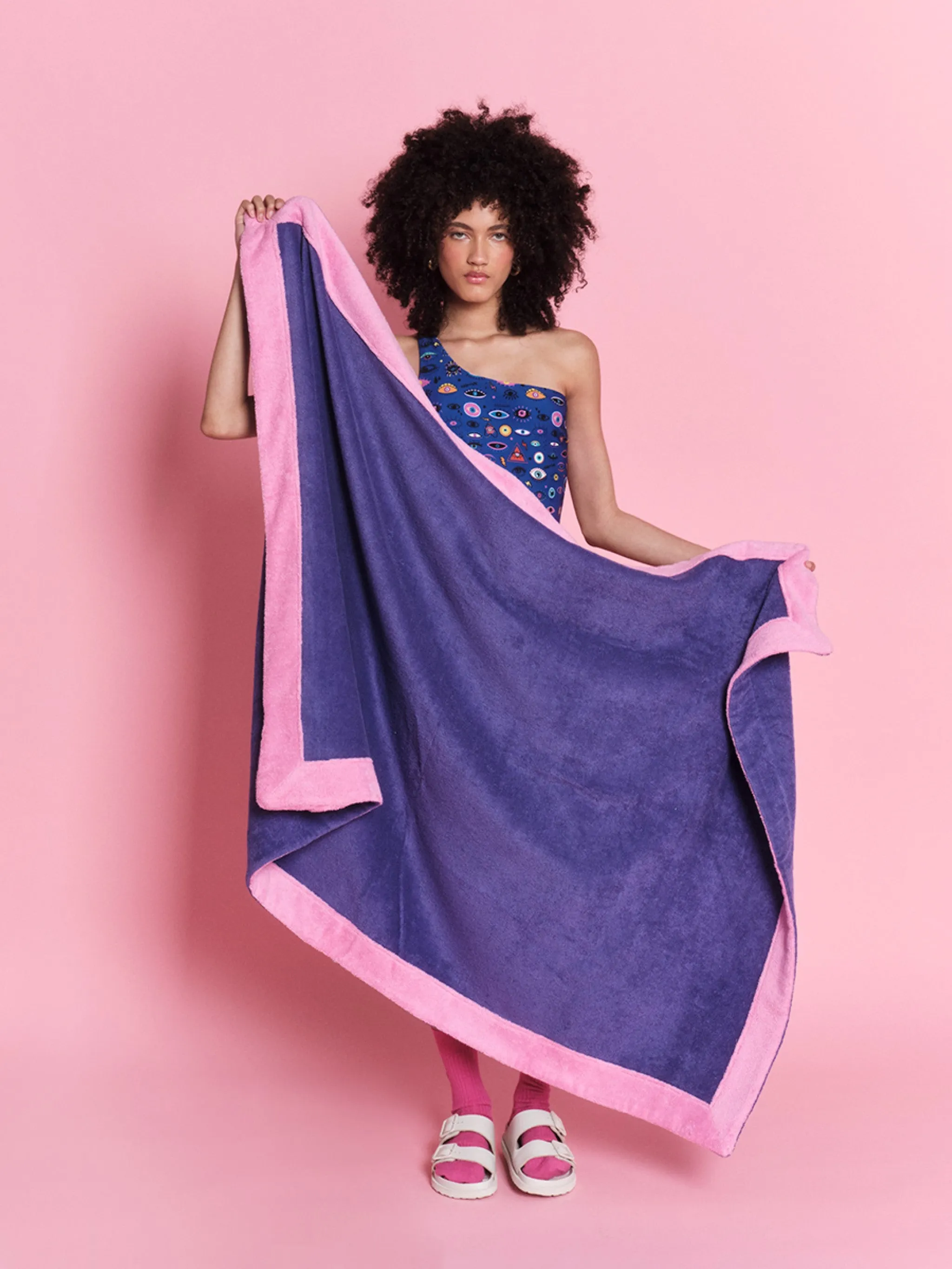 Multi Violet | Signature Beach Towel