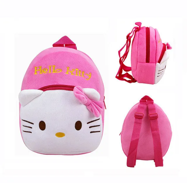 New Plush Backpacks Cute Cartoon Kids Mini Schoolbag Children's Gifts Kindergarten Girl Baby Children School Bags for Girls Boys