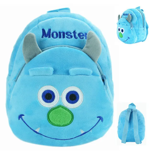 New Plush Backpacks Cute Cartoon Kids Mini Schoolbag Children's Gifts Kindergarten Girl Baby Children School Bags for Girls Boys