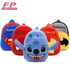 New Plush Backpacks Cute Cartoon Kids Mini Schoolbag Children's Gifts Kindergarten Girl Baby Children School Bags for Girls Boys