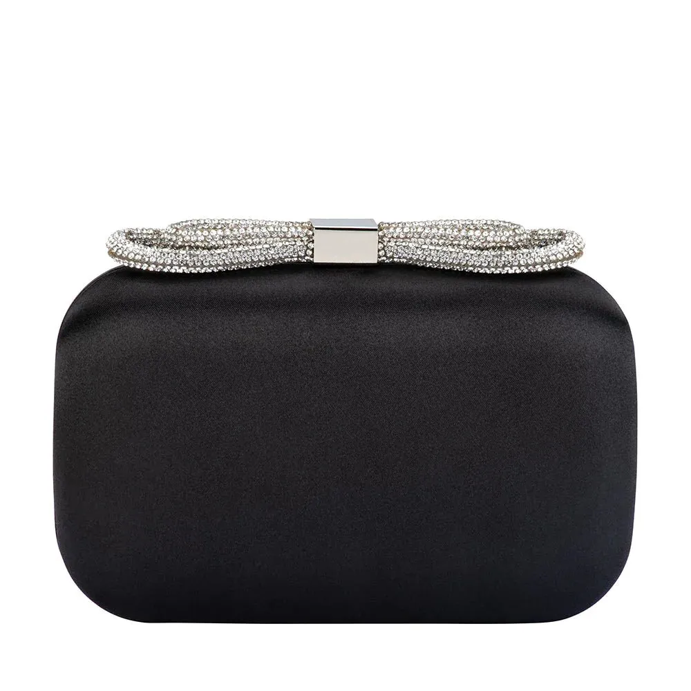 OB2133 ADA CRYSTAL BOW CLUTCH