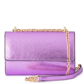 OB4802 LILIANA FOIL SHOULDER BAG