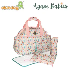 Okiedog Freckles Travel Bag Triangle Drop Peach