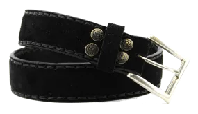 PAUL WARMER BELT STUDDED BLACK