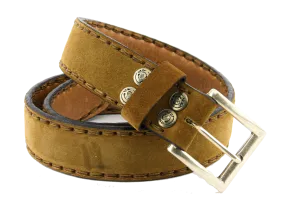 PAUL WARMER BELT STUDDED TABACCO