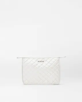 Pearl Metallic Personalized Metro Clutch