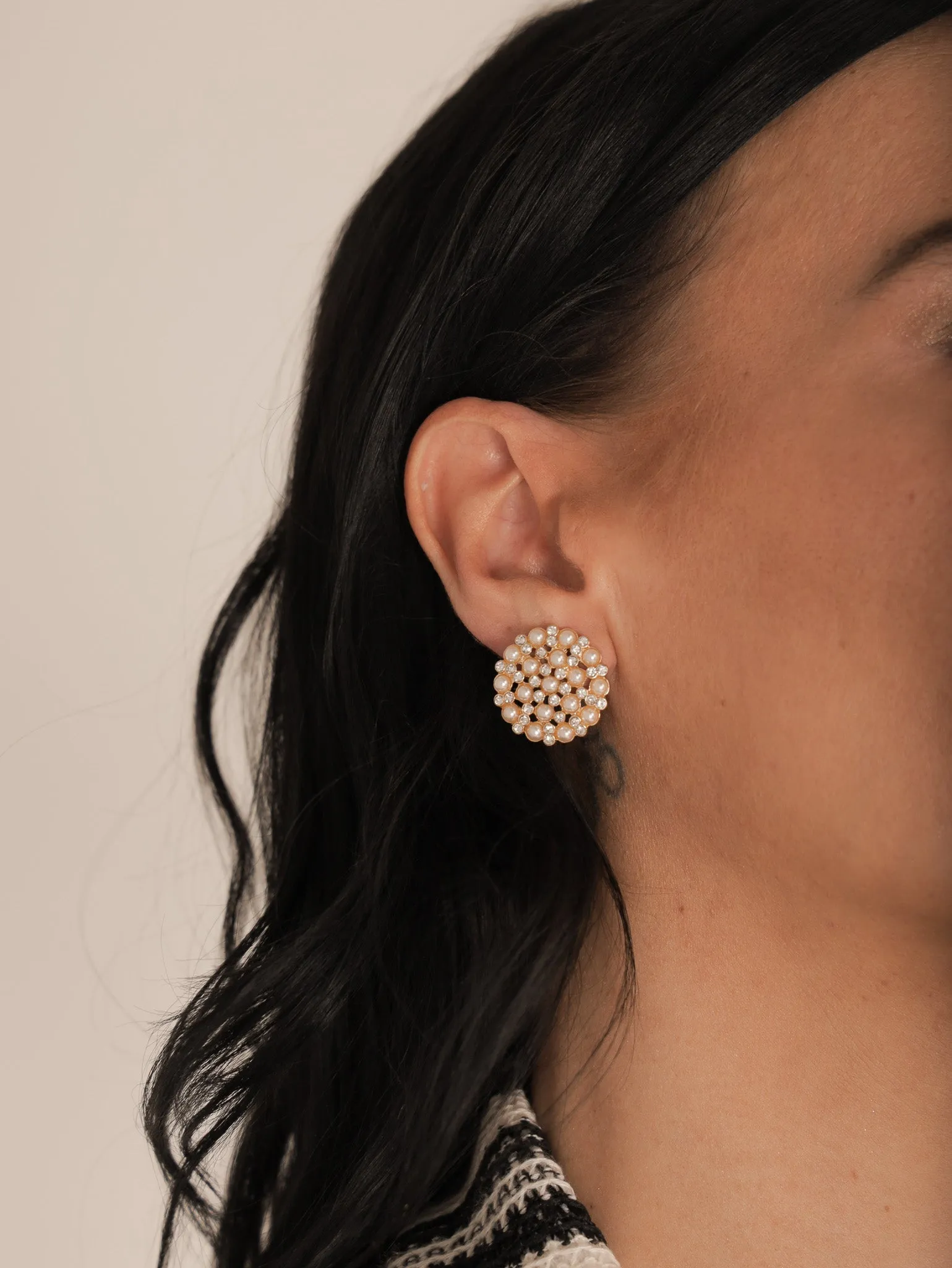 Pearl Studded Earrings