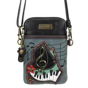 Piano & Treble Clef "Cell Phone" Crossbody Bag