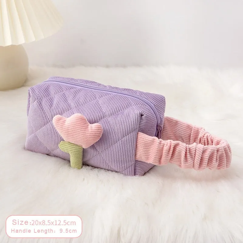 Plush Tulip Make-Up Case