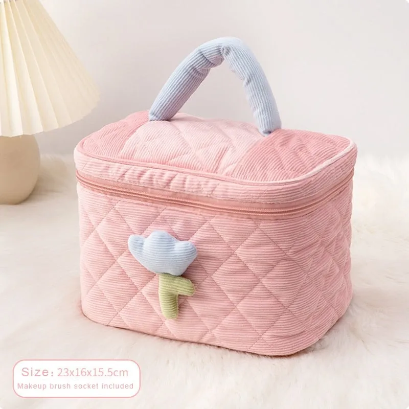 Plush Tulip Make-Up Case