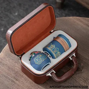 Portable travel tea set