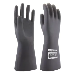 PORTWEST Neoprene Chemical Cotton Lining Gauntlet - CAT 3 - A820