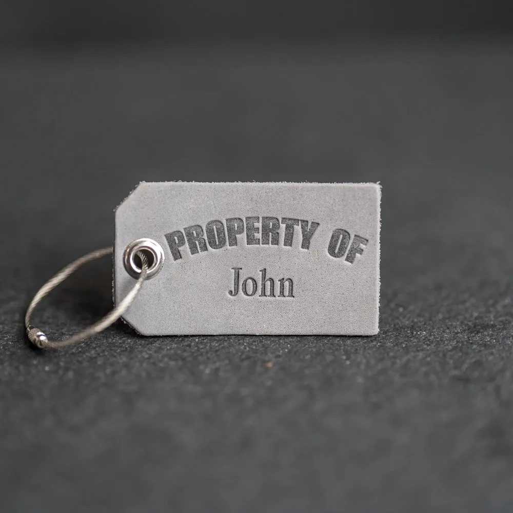 Property of Personalized Backpack Luggage Tag | Back to School