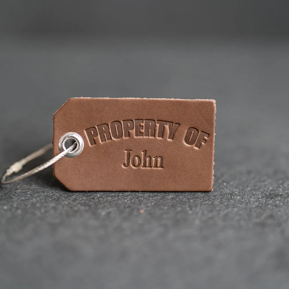 Property of Personalized Backpack Luggage Tag | Back to School