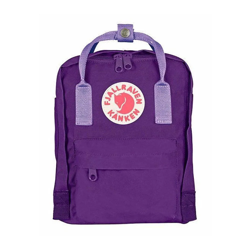 Purple with Violet straps - Mini Kanken Backpack