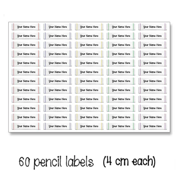 ""BTS" School labels packs