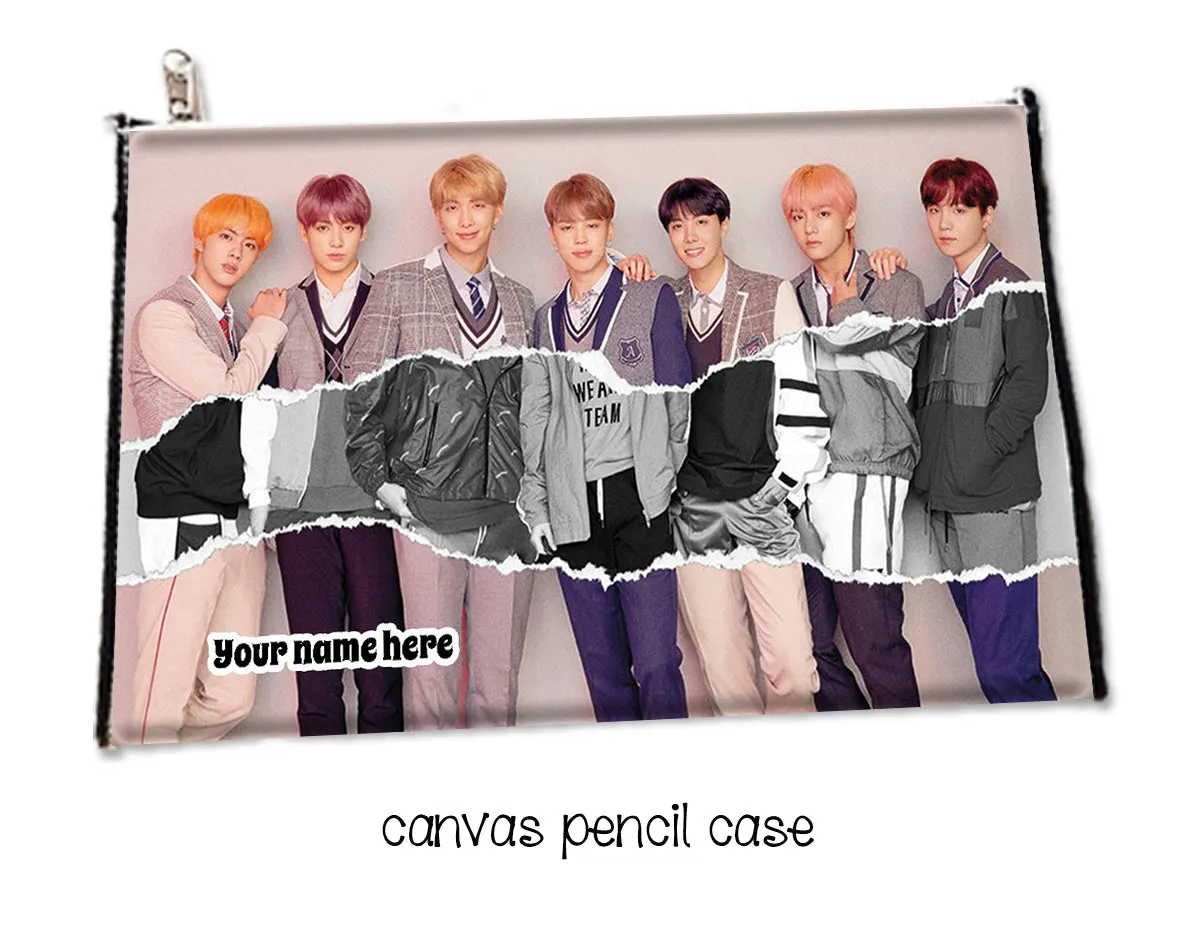 ""BTS" School labels packs