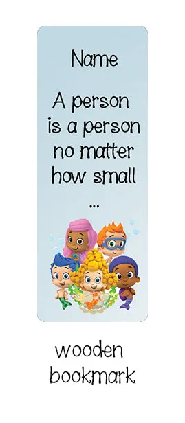 ""Bubble Guppies" School labels packs