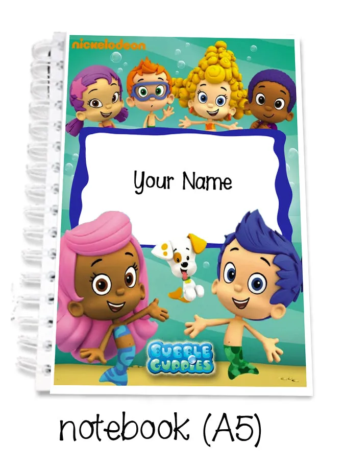 ""Bubble Guppies" School labels packs