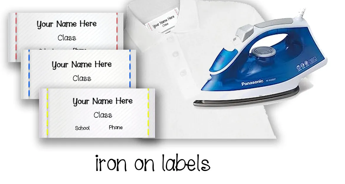 ""Jeans" School labels packs