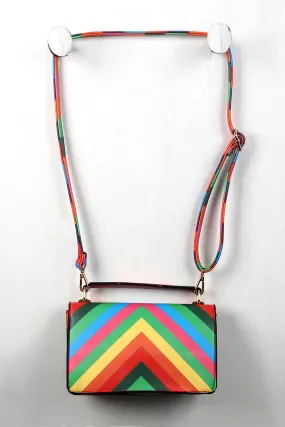 Rainbow Chevron Bag