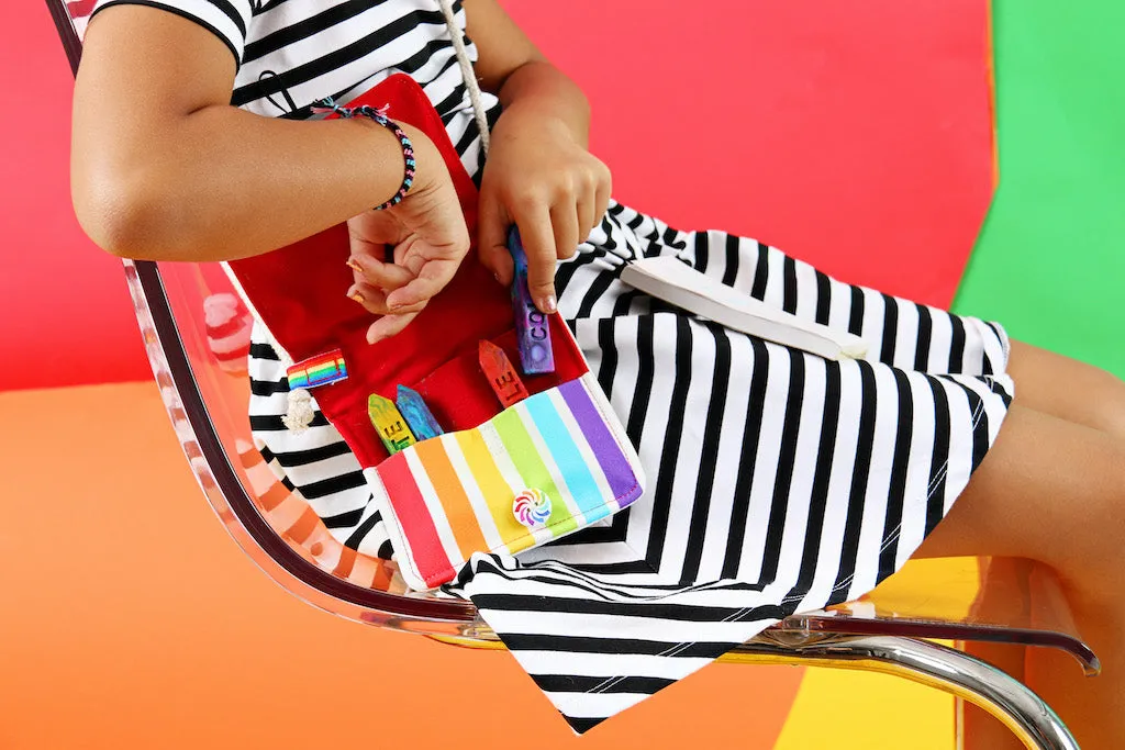 Rainbow Crayon Purse | "Such a cute rainbow bag for my little girl!"