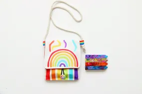 Rainbow Crayon Purse | "Such a cute rainbow bag for my little girl!"