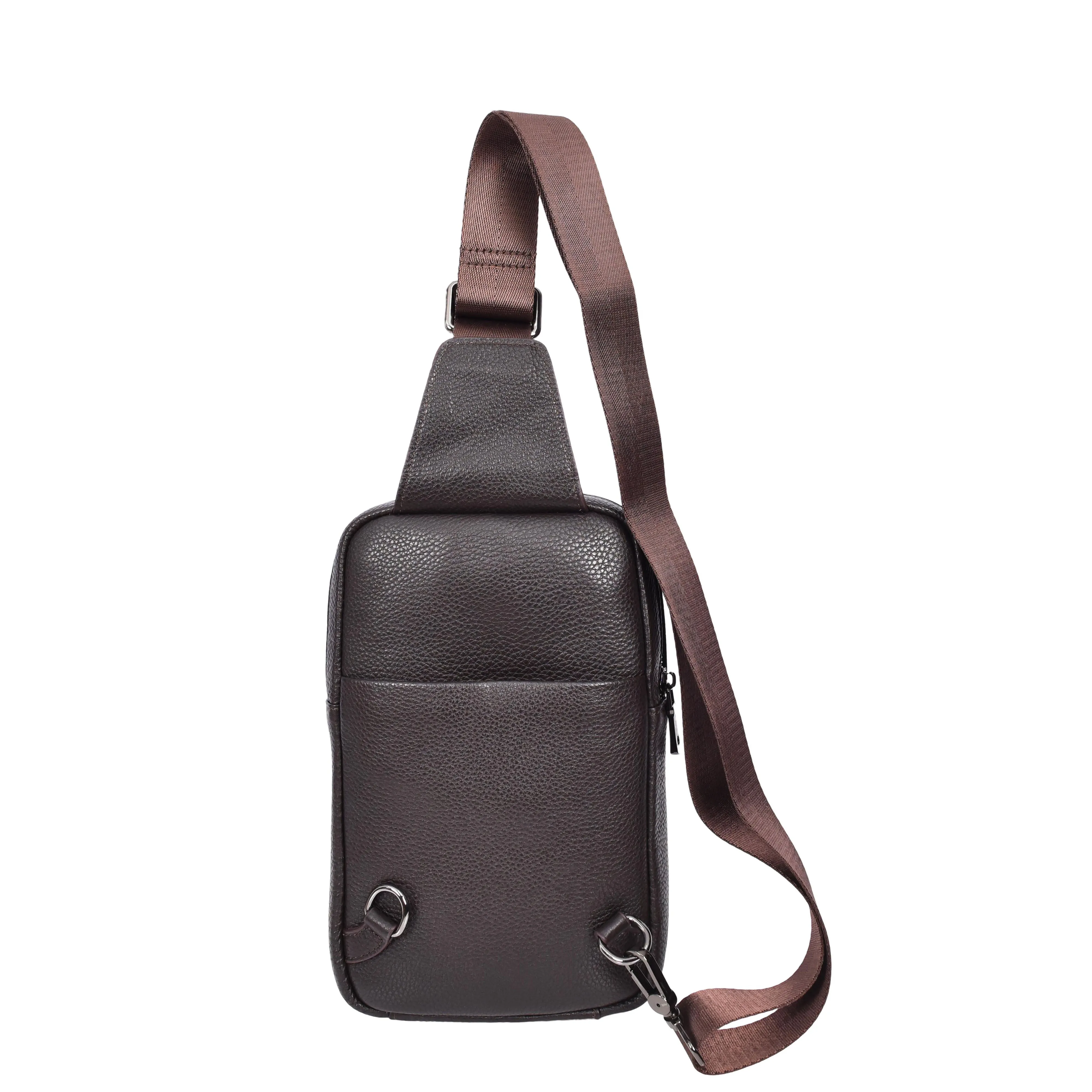 Real Leather Cross Body Chest Bag Elliot Brown