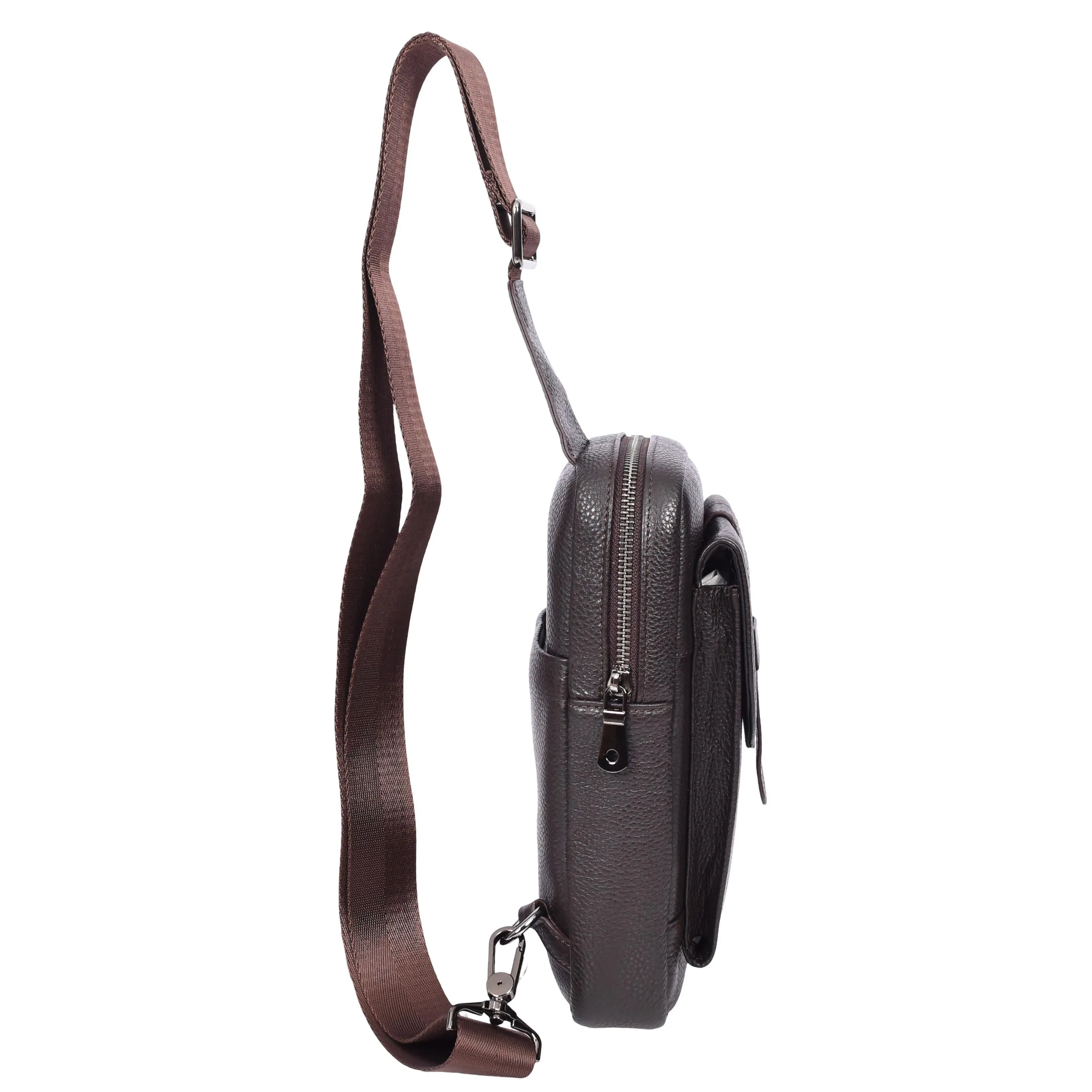 Real Leather Cross Body Chest Bag Elliot Brown