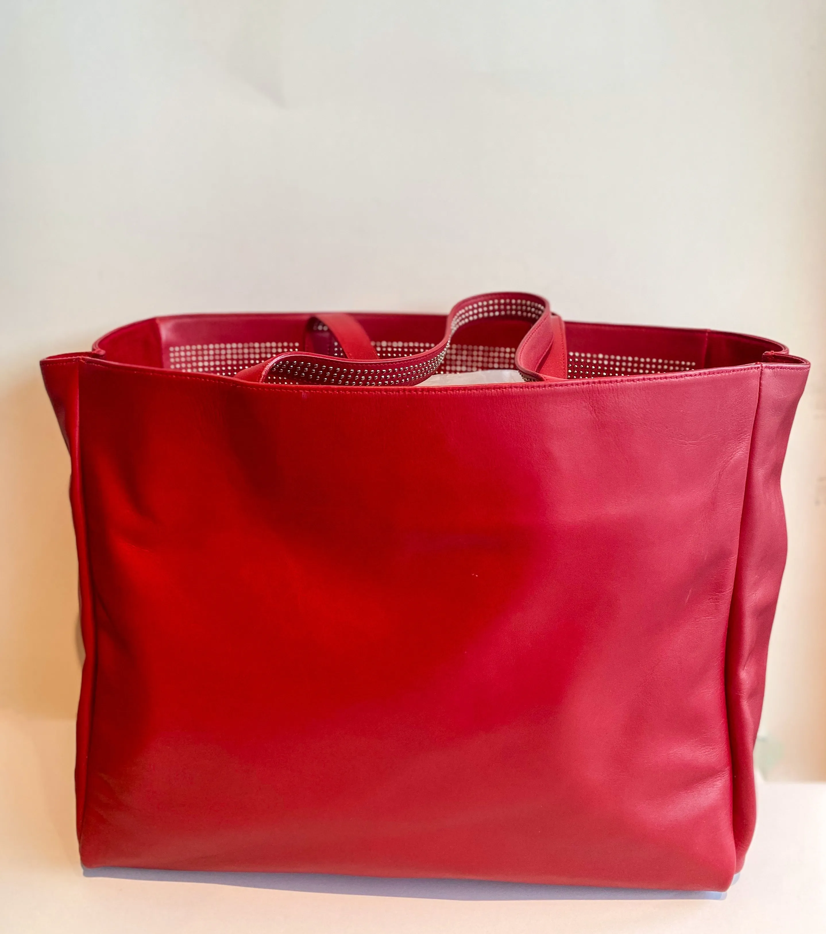 Saint Laurent Red Reversible Tote