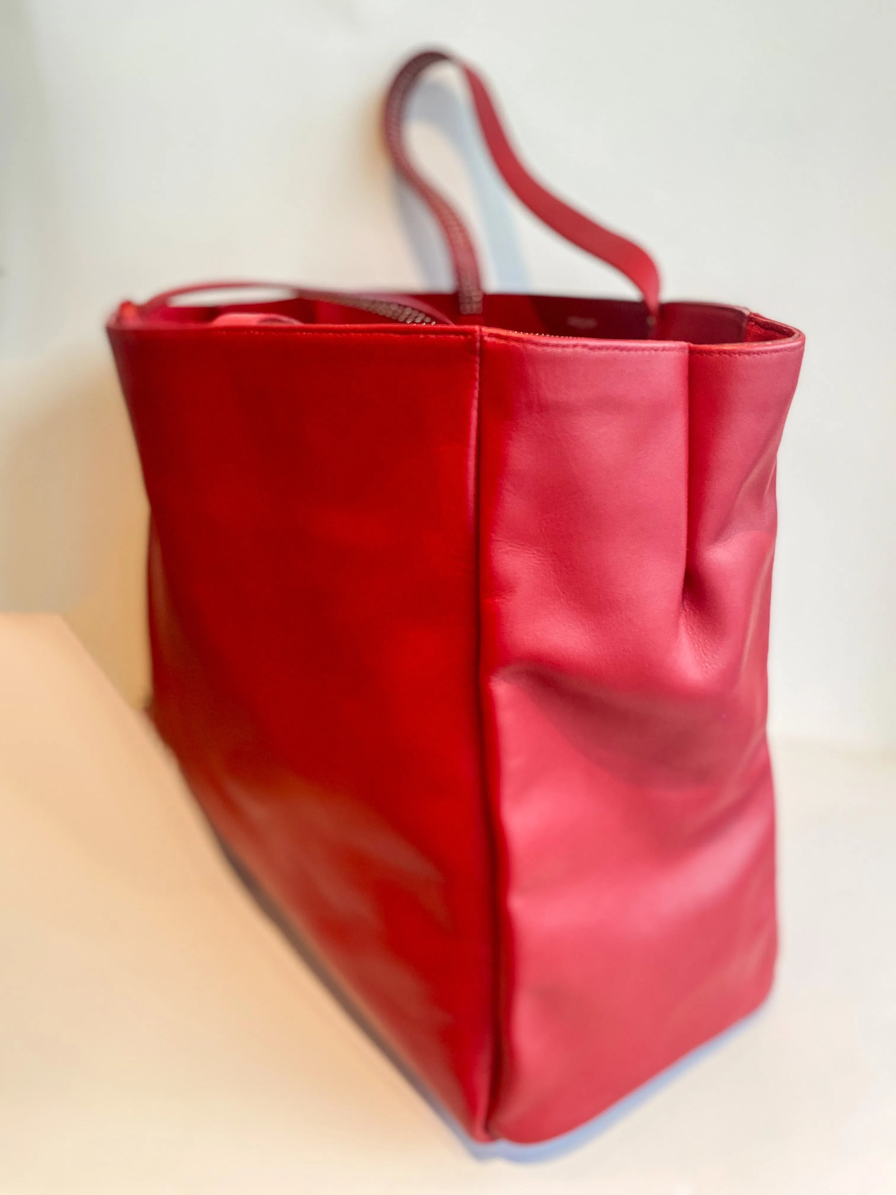 Saint Laurent Red Reversible Tote