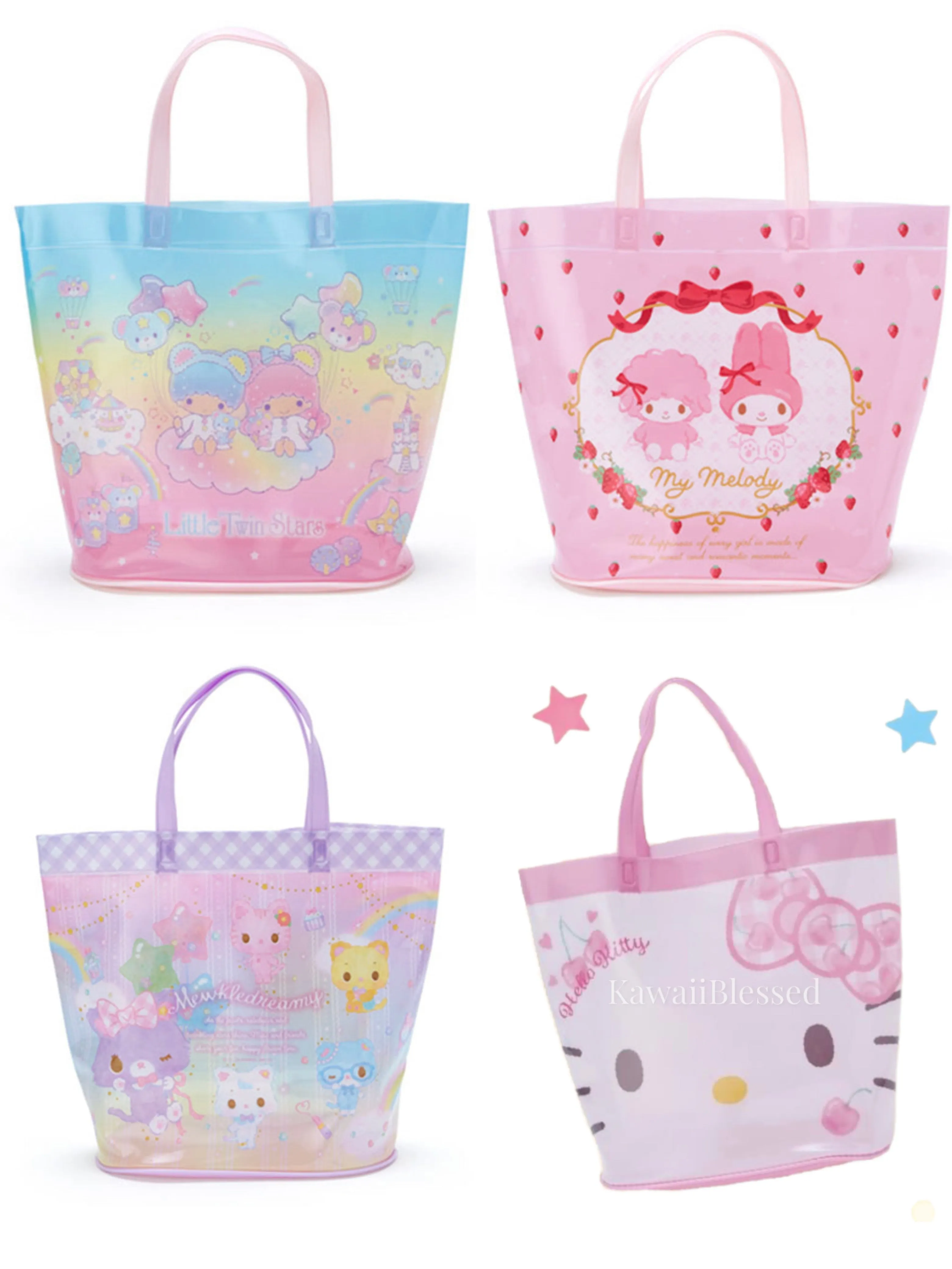 Sanrio Characters Vinyl Bucket Bag