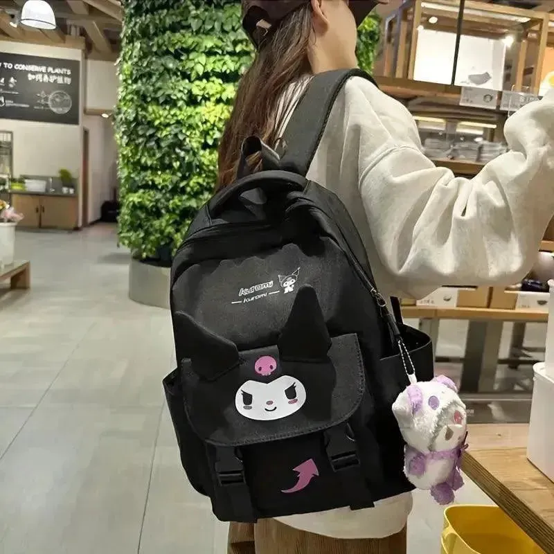 Sanrio Kuromi Cinnamoroll Kawaii School Bag