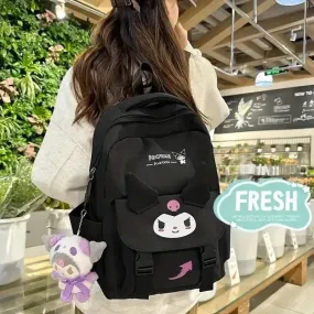 Sanrio Kuromi Cinnamoroll Kawaii School Bag