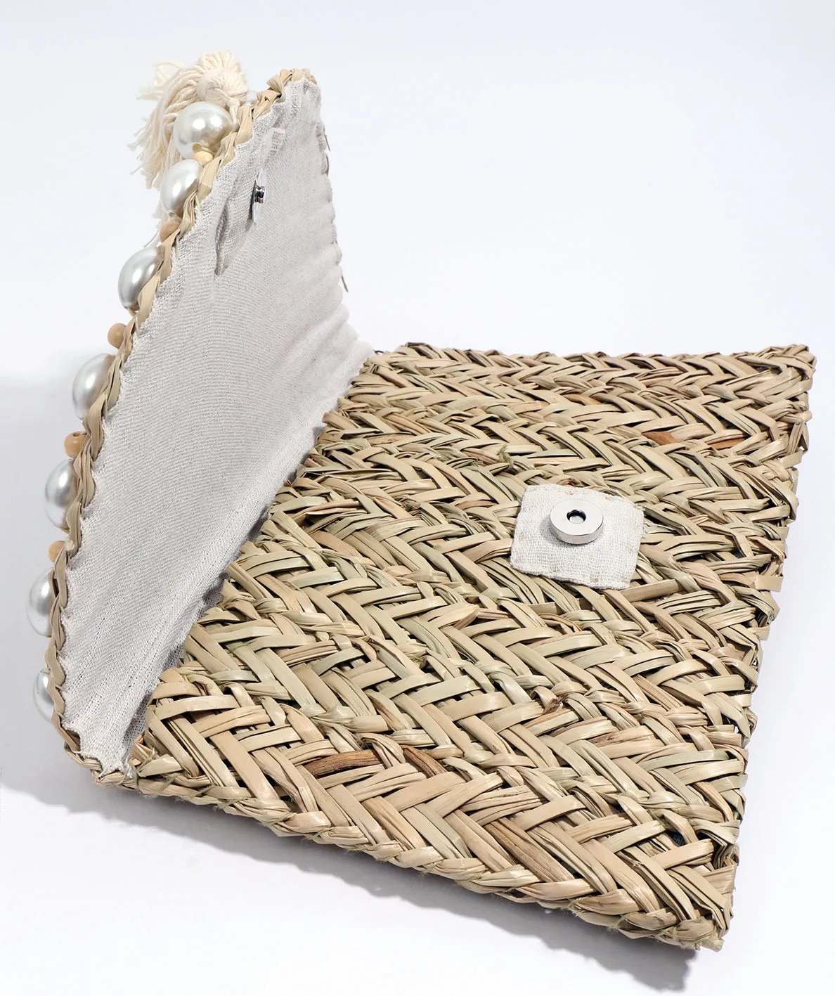 Santander Clutch Bag - Natural