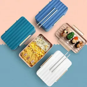 Simple wave lunch box