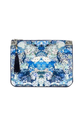 SMALL CANVAS CLUTCH CLOUD DANCER