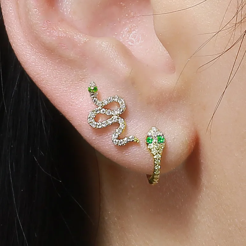 Snake Stud Earrings