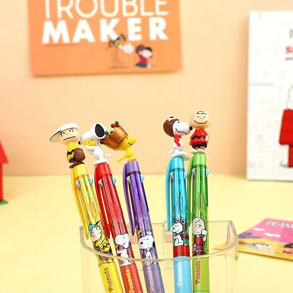 Snoopy Mascot 3-Colors Ballpoint Pen