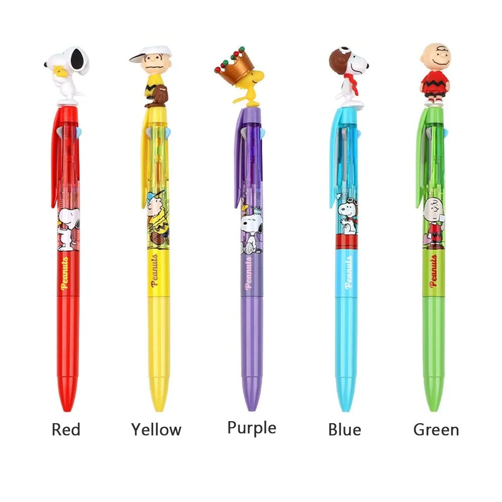 Snoopy Mascot 3-Colors Ballpoint Pen